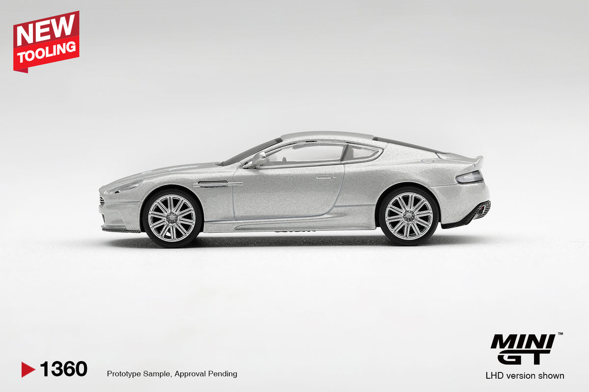Mini GT Aston Martin DBS Lightning Silver 2008 – Ansicht 4