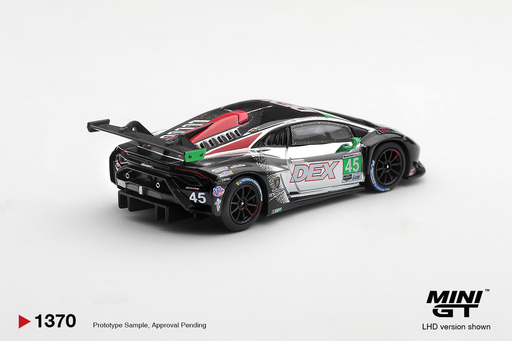 Mini GT Lamborghini Huracan GT3 EVO2 #45 DEX Wayne Taylor Racing Chevrolet Grand Prix 2025 – Ansicht 3