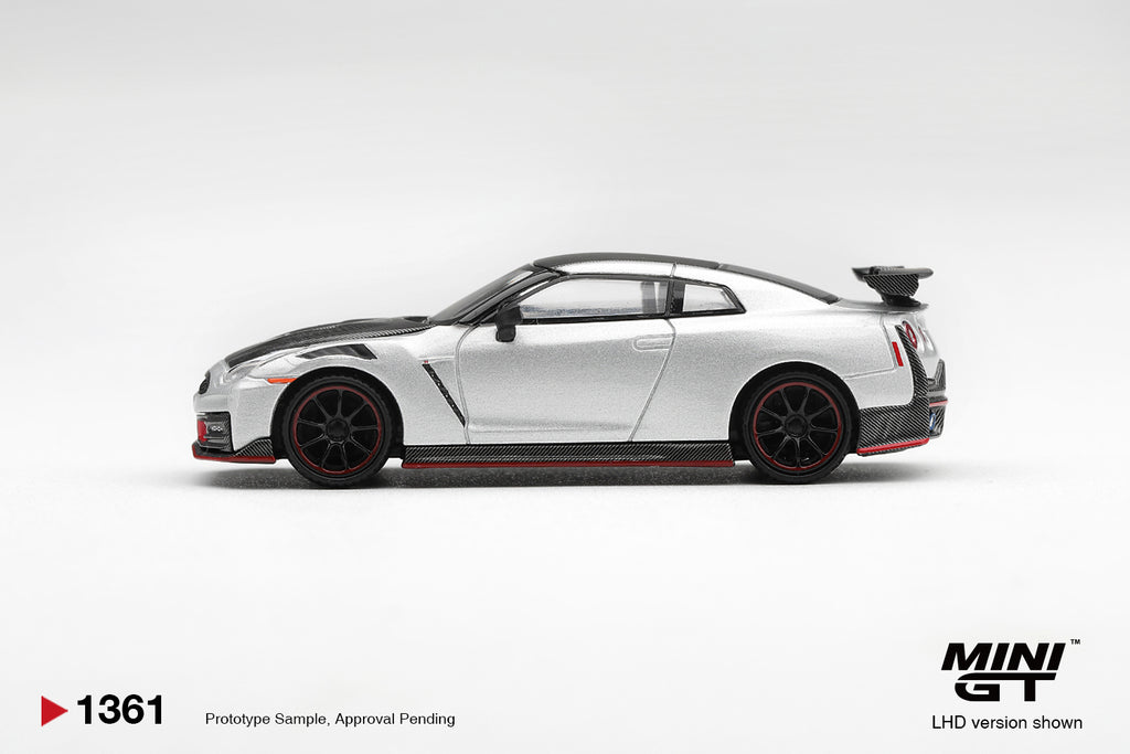 Mini GT Nissan GT-R R35 Nismo Silver Metallic 2024 – Ansicht 4