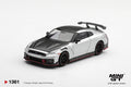 Mini GT Nissan GT-R R35 Nismo Silver Metallic 2024