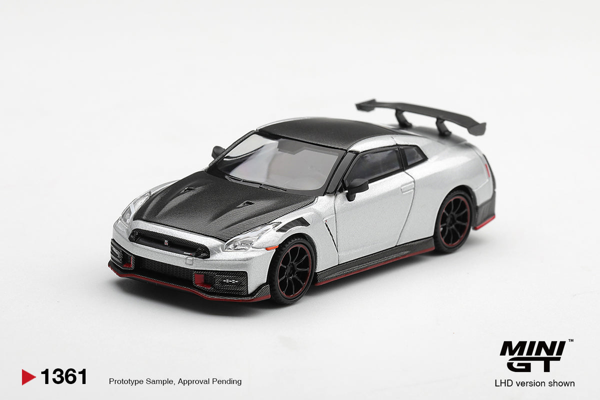 Mini GT Nissan GT-R R35 Nismo Silver Metallic 2024