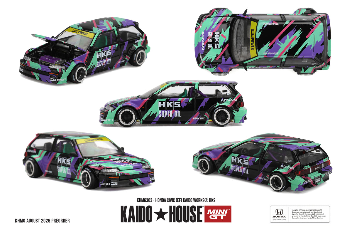 Kaido House Honda Civic (ef) Kaido Works HKS 1987