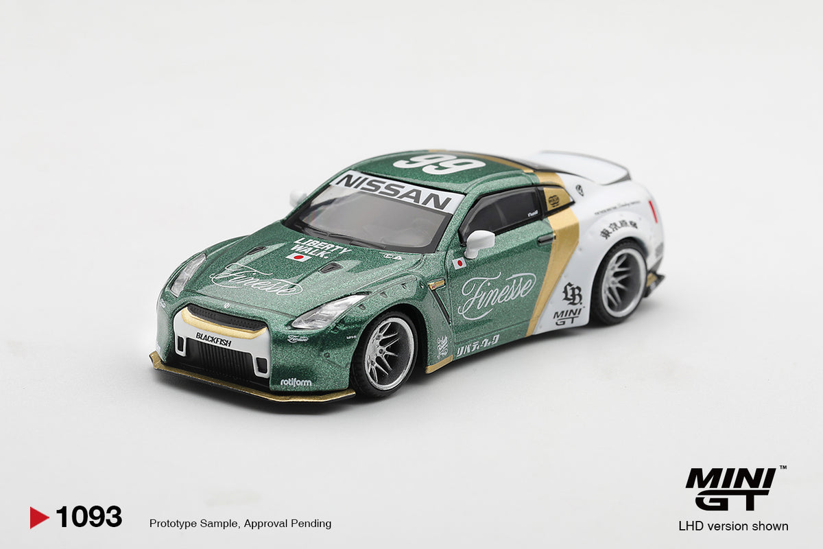 Mini GT Nissan GT-R R35 LB Works Type 1 With Custom Ducktail Auto Finesse 2025