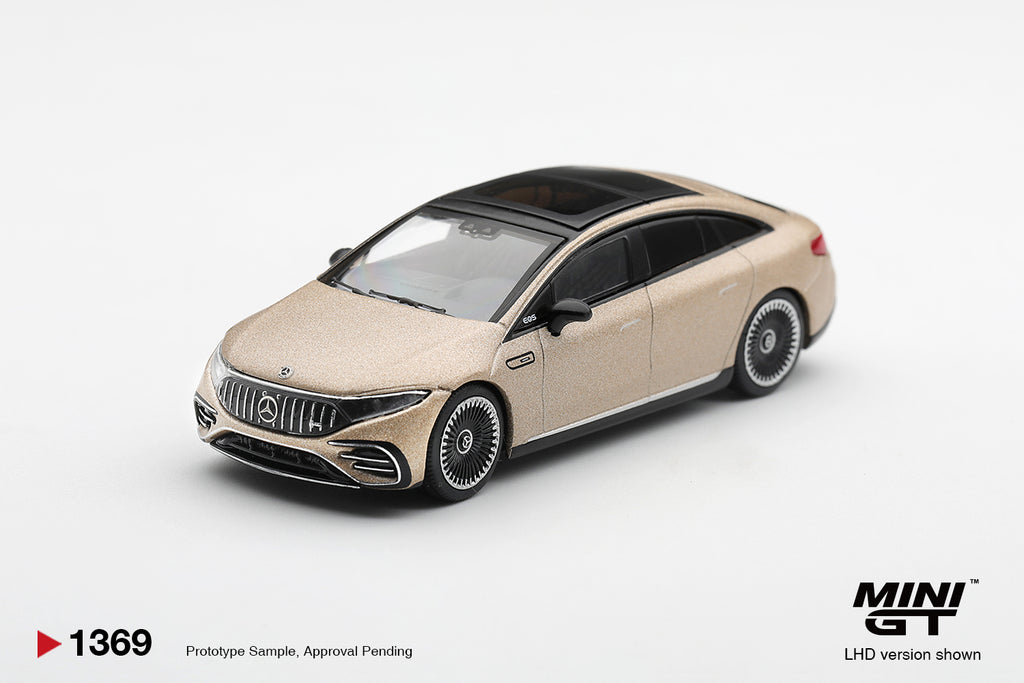 Mini GT Mercedes-Benz EQS 53 Signature Kalahari Gold Magno 2025