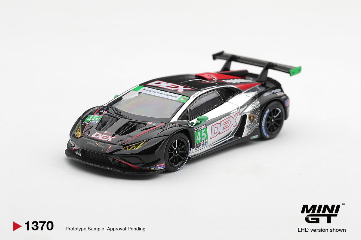 Mini GT Lamborghini Huracan GT3 EVO2 #45 DEX Wayne Taylor Racing Chevrolet Grand Prix 2025