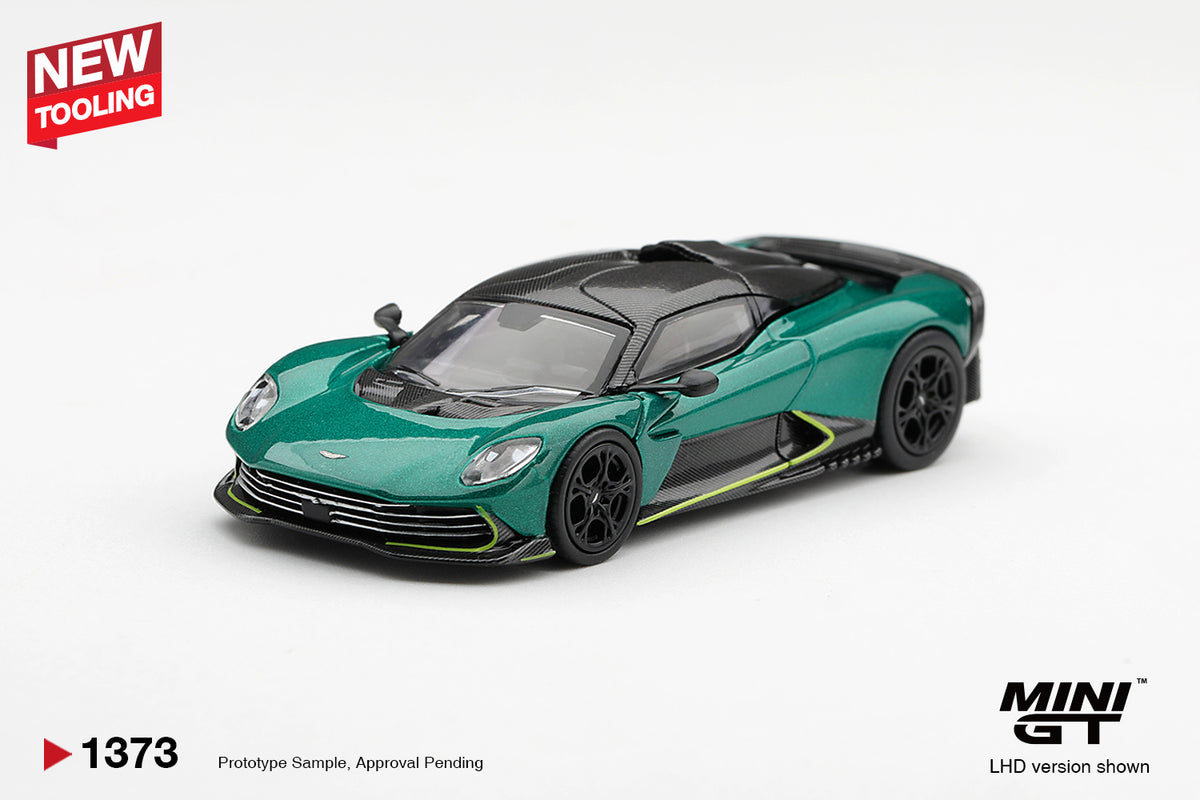 Mini GT Aston Martin Valhalla Podium Green 2025