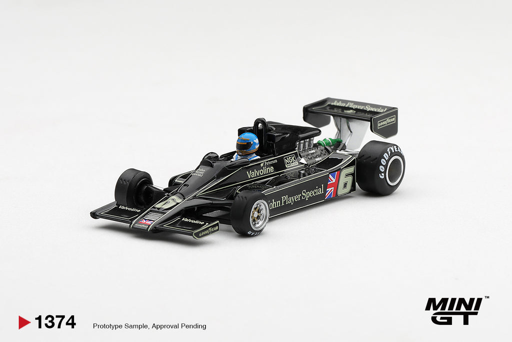 Mini GT Lotus 78 #6 Ronnie Peterson South African GP Winner 1978