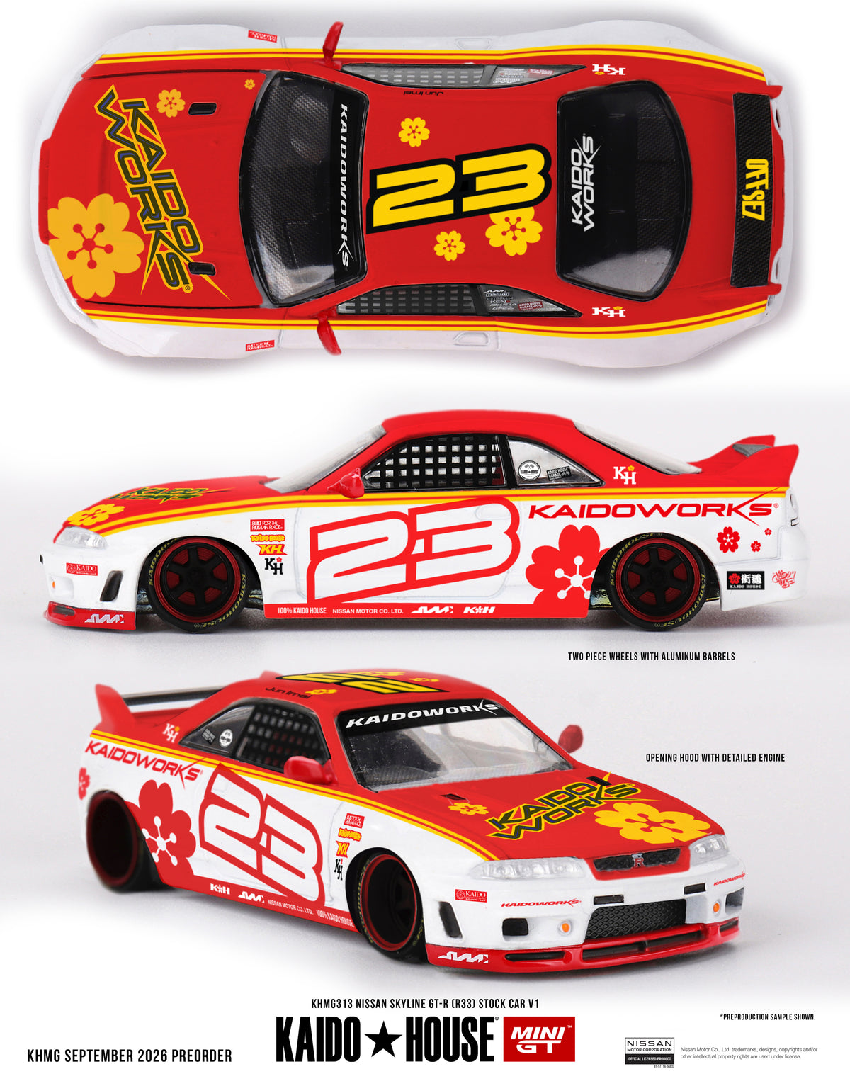 Kaido House Nissan Skyline GTR (R33)KAIDO Stock CAR V1 1995
