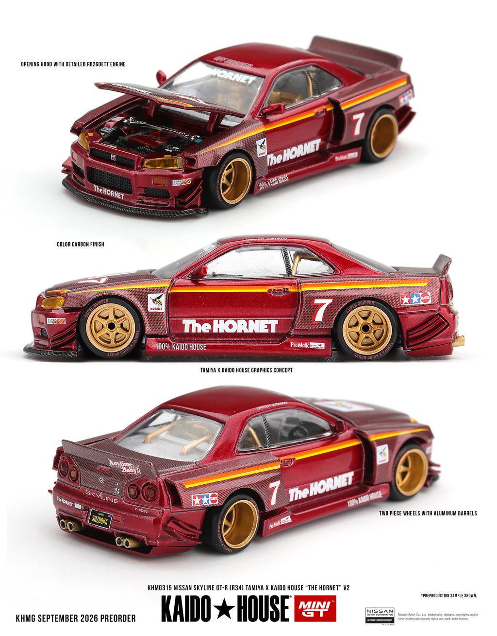 Kaido House Nissan Skyline GT-R (R34) Tamiya X Kaido House "the Hornet" V2 1999