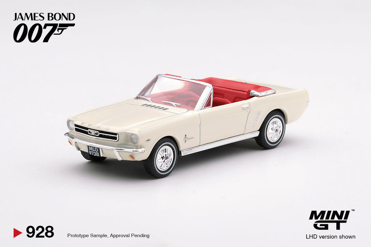 Mini GT Ford Mustang Convertible Goldfinger French Blister Packaging 1964