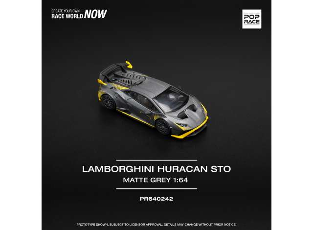 Pop Race Lamborghini Huracan STO Matte Grey