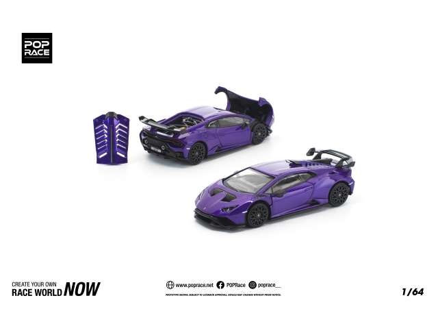 Pop Race Lamborghini Huracan STO Viola Pasifae