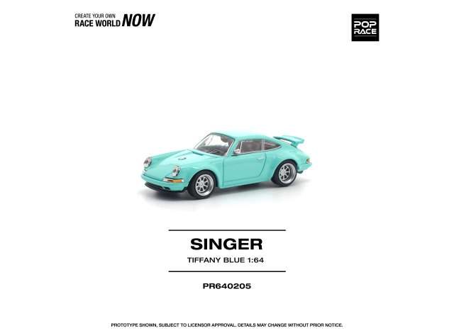 Pop Race Singer 964 Tiffany Blue