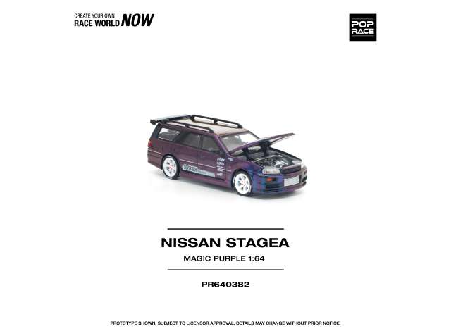 Pop Race Nissan Stagea Magic Purple