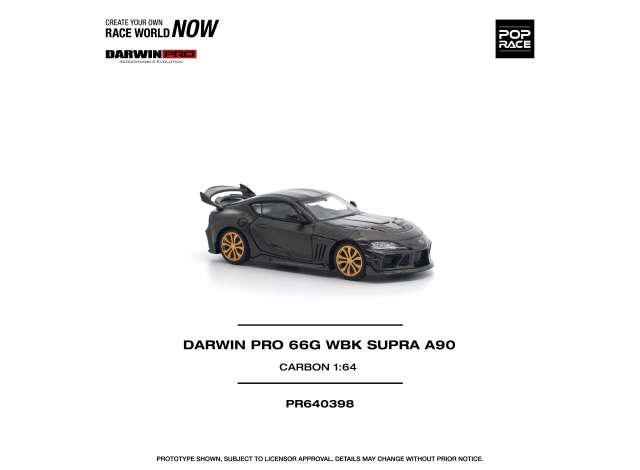 Pop Race Darwin Pro 66G WBK Supra A90 Carbon Edition