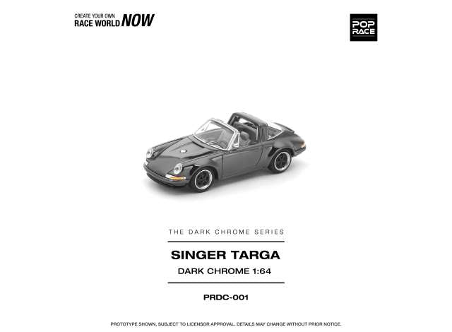 Pop Race Singer Targa The Dark Chrome Series Dark Chrome