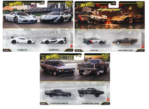 Hot Wheels Premium 2-Pack Mix Y (Set)