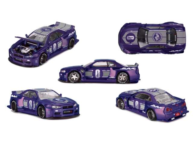 Kaido House Nissan Skyline GT-R (R34) Kaido Racing Factory V2 Purple