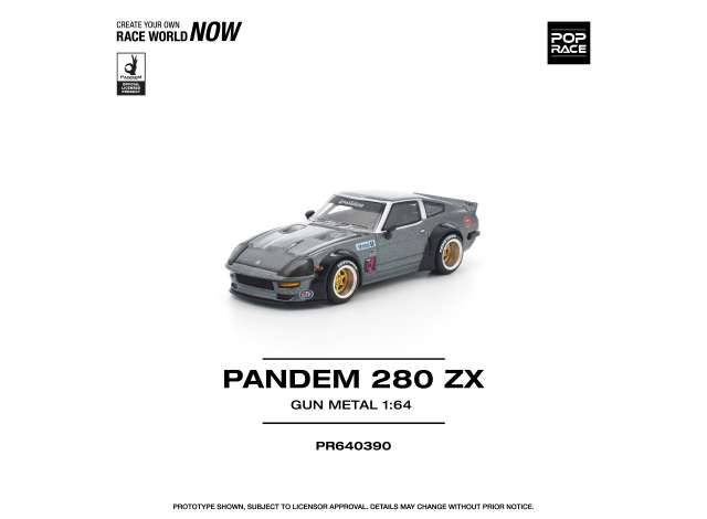Pop Race Pandem 280ZX Gun Metal