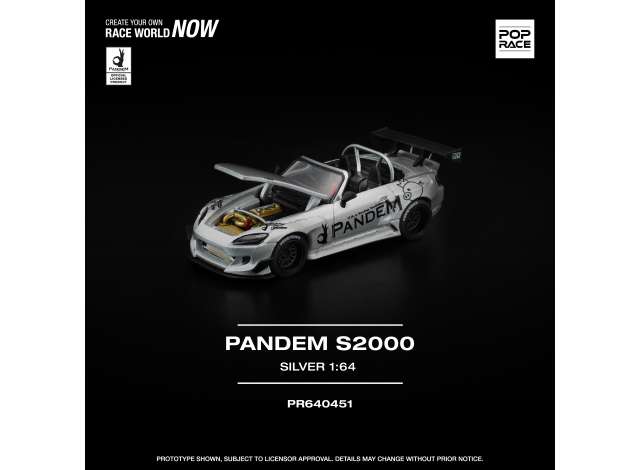 Pop Race Pandem S2000 Silver