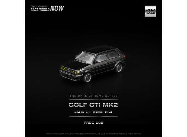 Pop Race Golf GTI MK2 The Dark Chrome Series Dark Chrome