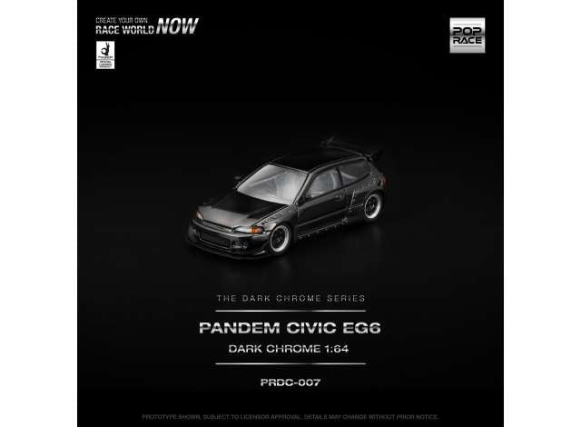 Pop Race Pandem Civic EG6 The Dark Chrome Series Dark Chrome
