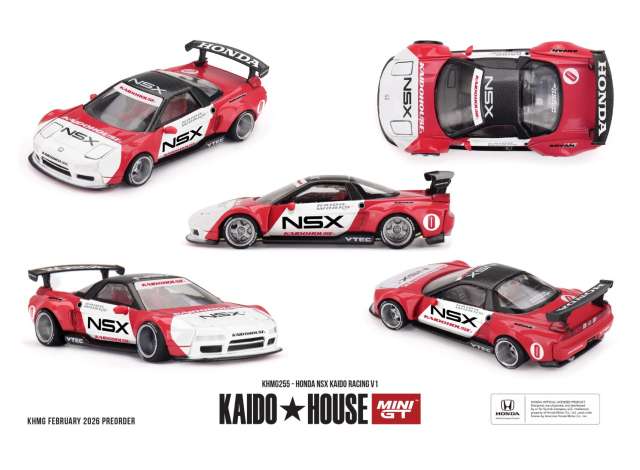Kaido House Honda NSX Kaido Racing V1 Red/White 1990
