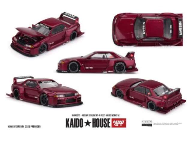 Kaido House Nissan Skyline GTR (R32) Kaido Works V1 Red 1989