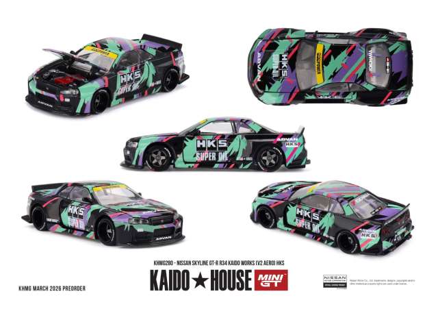 Kaido House Nissan Skyline GTR (R34) Kaido Works (V2 Aero) HKS 1999