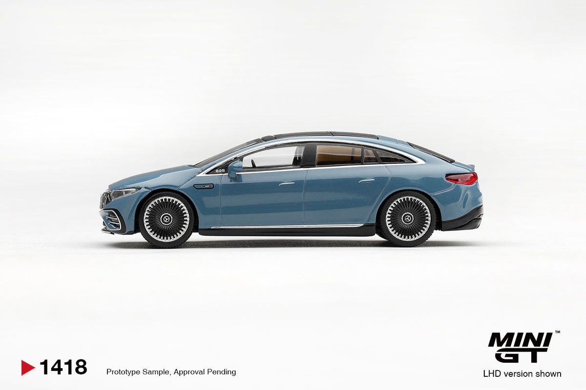 Mini GT Mercedes-Benz EQS 53 Nautic Blue Metallic 2021 – Ansicht 4