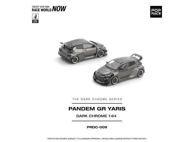 Pop Race Pandem GR Yaris The Dark Chrome Series Dark Chrome