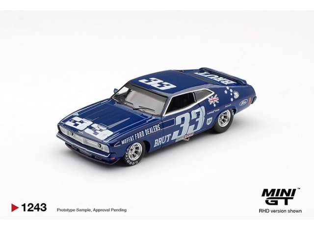 Mini GT Ford Falcon (XB) GT #33 Bathurst 1000 Blue 1974 (RHD)