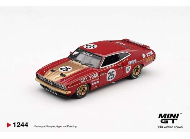 Mini GT Ford Falcon (XB) GT #25 Bathurst 1000 Red 1975 (RHD)