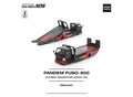Pop Race Pandem Fuso 300 Flatbed Transporter Advan Black/Red