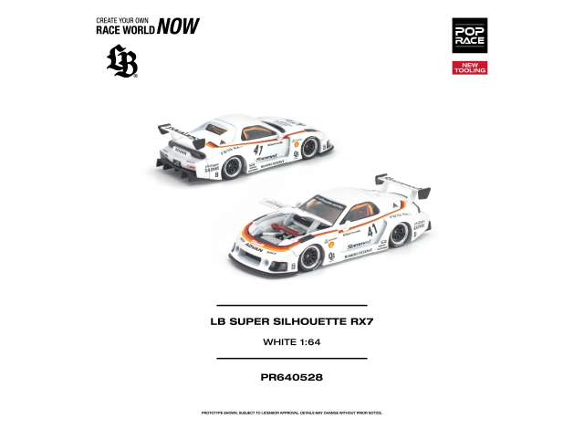 Pop Race Mazda LB Super Silhouette RX7 (FD3S) White