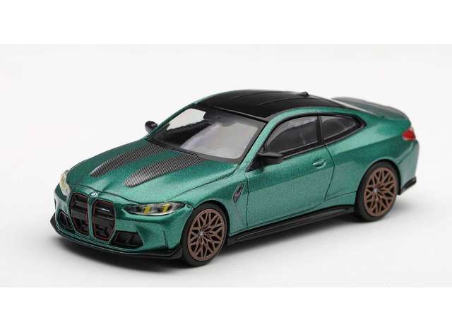 Mini GT BMW M4 (G82) CS Frozen Isle of Man Green Metallic 2024 (Blister)