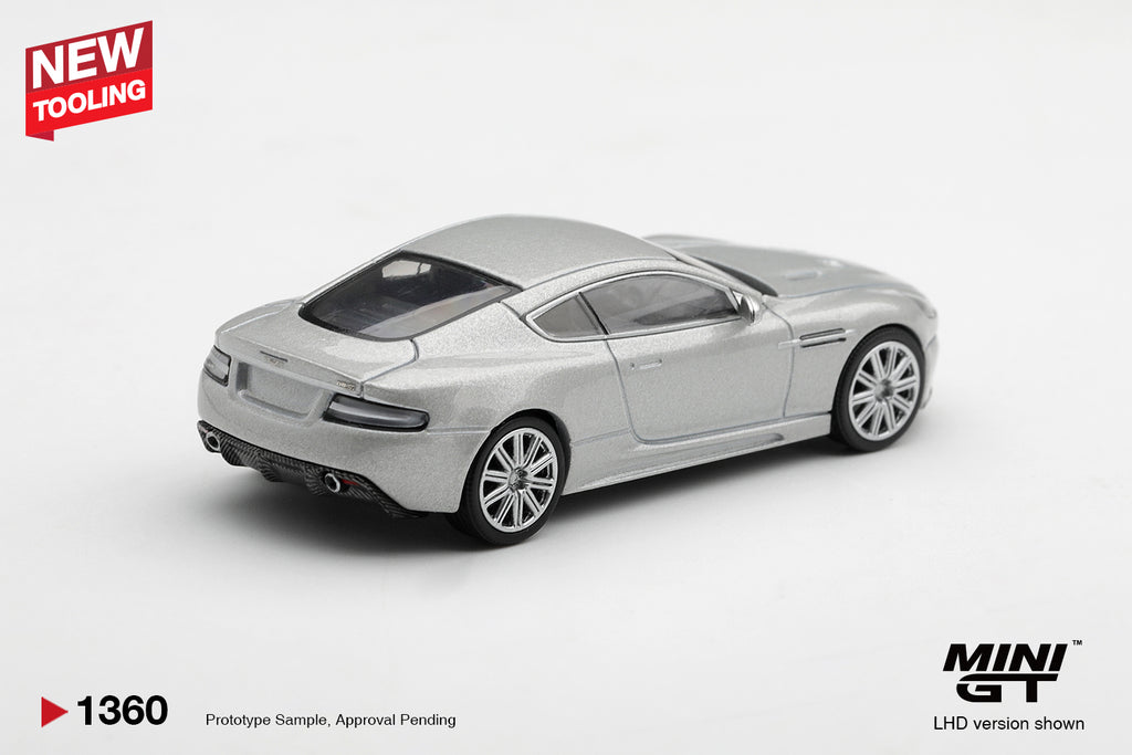 Mini GT Aston Martin DBS Lightning Silver 2008 – Ansicht 3