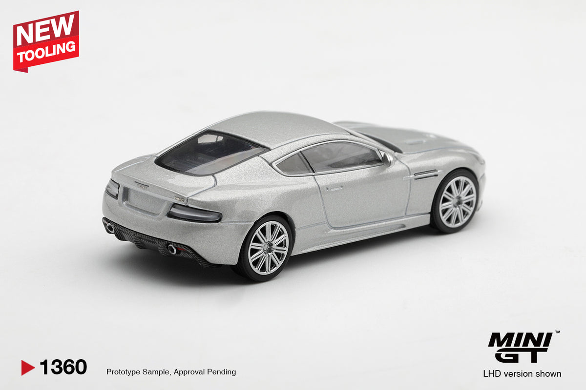 Mini GT Aston Martin DBS Lightning Silver 2008 – Ansicht 3