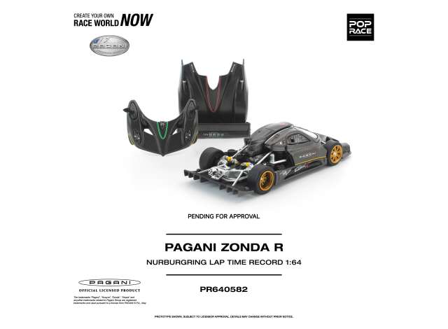 Pop Race Pagani Zonda R Nurburgring Lap Time Record Grey