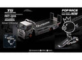 Pop Race Pandem Fuso 300 Flatbad Transporter Tokyo Station Exclusives Silver chrome