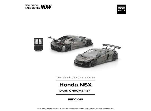 Pop Race Honda NSX GT3 EVO22 Dark chrome