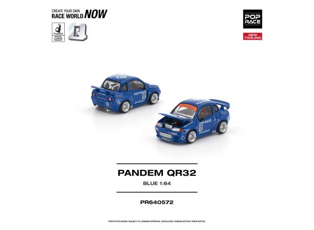 Pop Race Nissan Pandem QR32 Blue