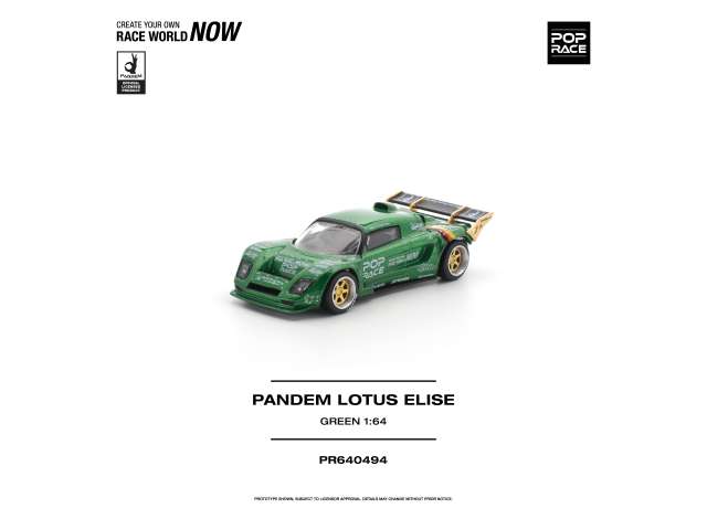 Pop Race Pandem Lotus Elise Green