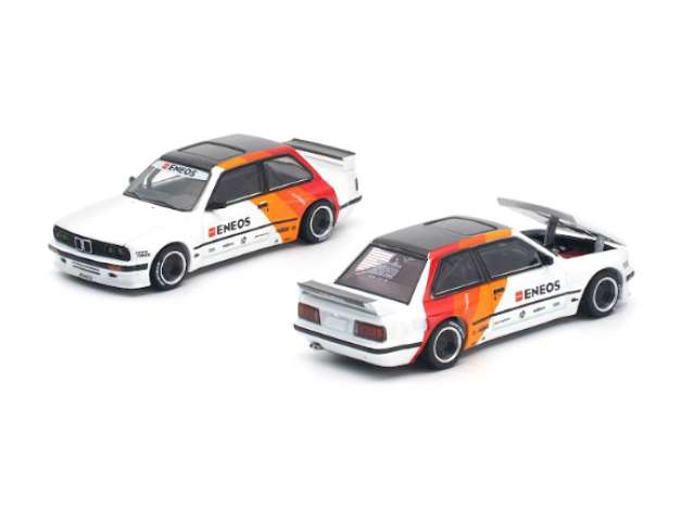 Pop Race BMW Pandem E30 White/Orange/Red