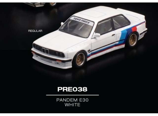 Pop Race BMW Pandem E30 White