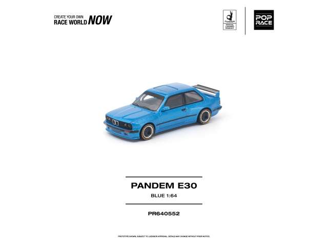 Pop Race BMW Pandem E30 Blue