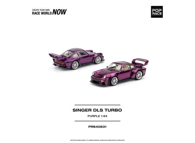 Pop Race Porsche Singer DLS Turbo Purple