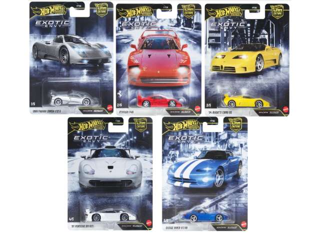 Hot Wheels Car Culture Exotic Envy (Set)