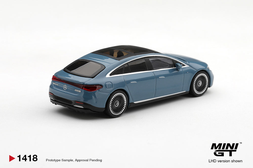 Mini GT Mercedes-Benz EQS 53 Nautic Blue Metallic 2021 – Ansicht 3