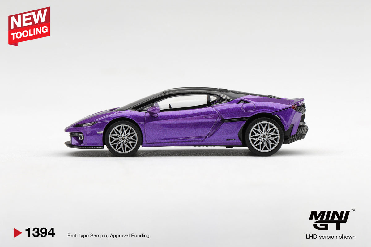 Mini GT Lamborghini Temerario Viola Pasifae 2026 – Ansicht 4